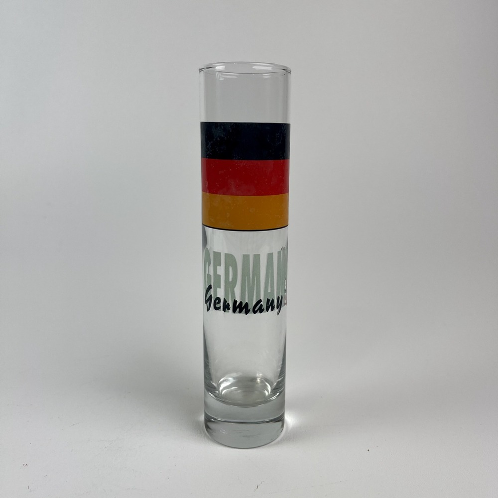 Tall Shot‎ glass from Germany Flag